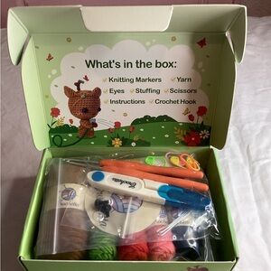 Crocheta beginner crochet kit little tree man groot pattern ,yarn,crafts new